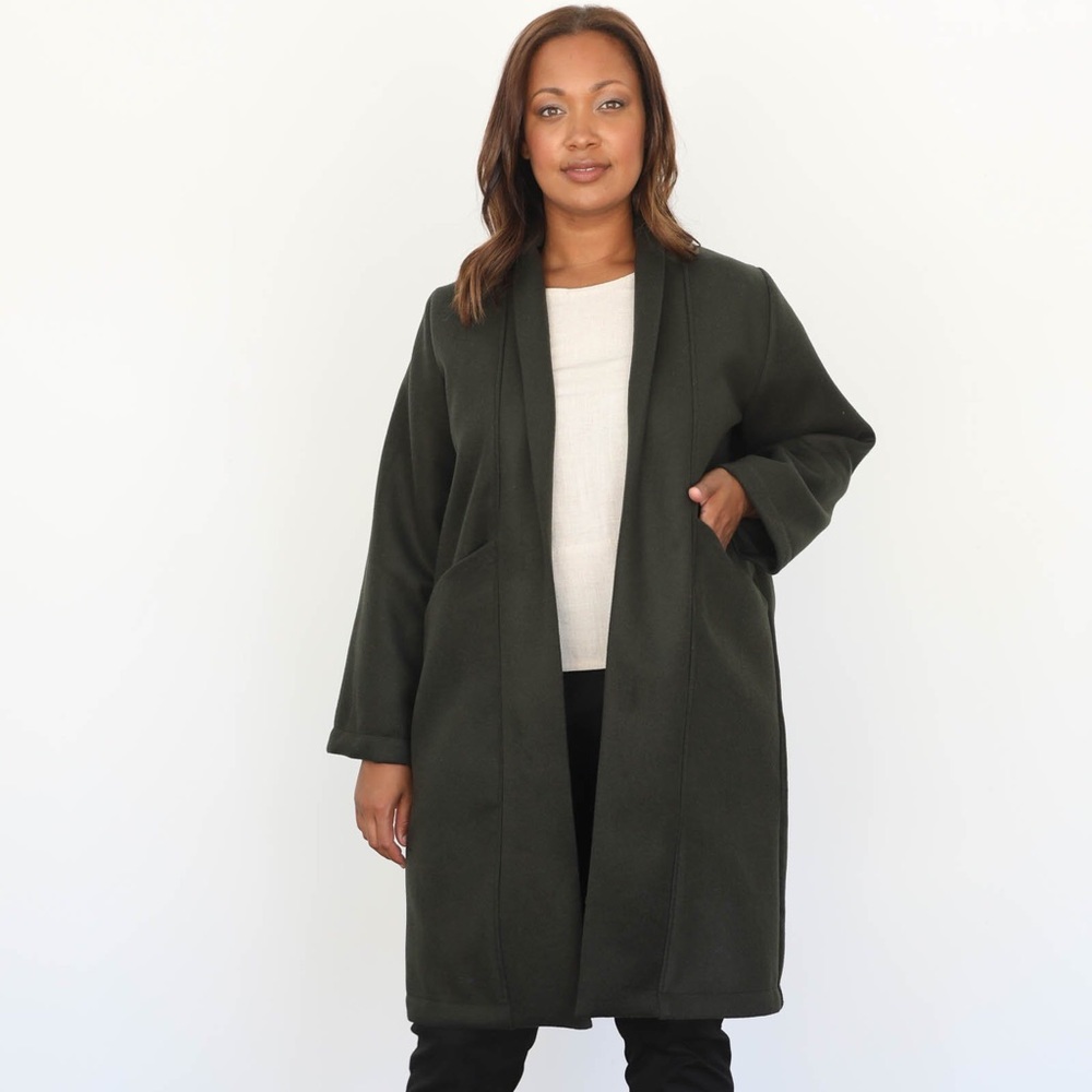 Cardiff trench in heavyweight wool (sample sale)